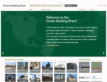 Tablet Screenshot of greenbuildingbrain.org